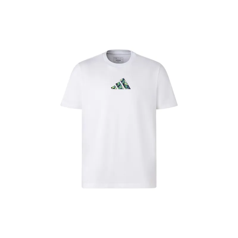 Adidas T Shirts Men White-1