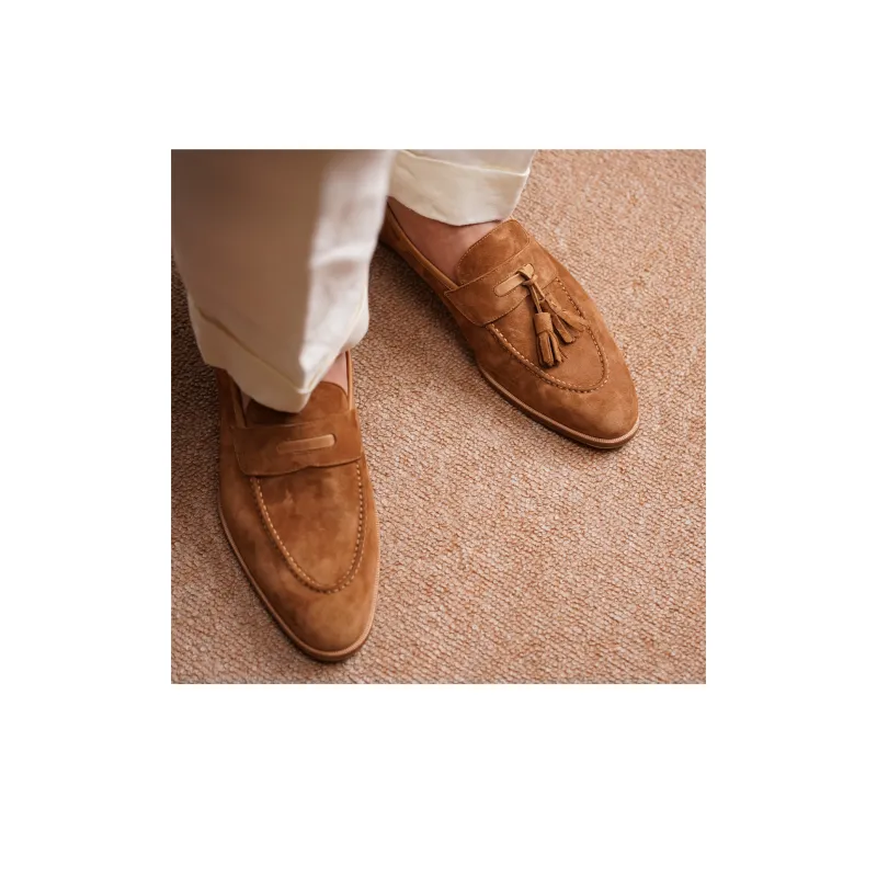 Kitamachi Loafers Men Khaki Brown/Peacock Blue/Inkstone Black/Denim Blue/Cherry Red/Glazed Black-6
