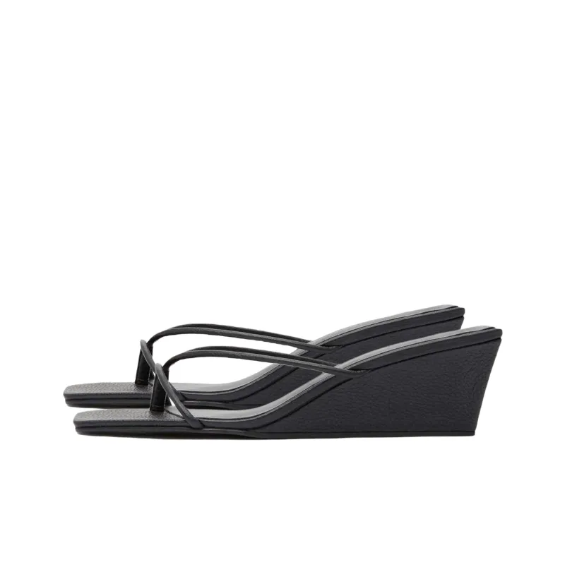 ST. AGNI Flip Flops 6.5cm Women's Black-2