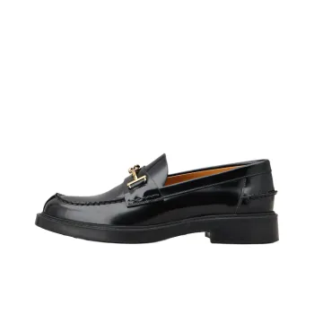 TOD'S Logo Plaque Slip On Loafers Women's