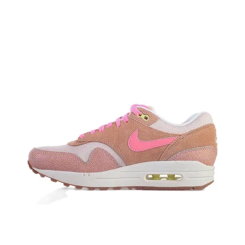 Nike Air Max 1 Slip-Resistant Low-Top Casual Running Shoes Unisex Pink