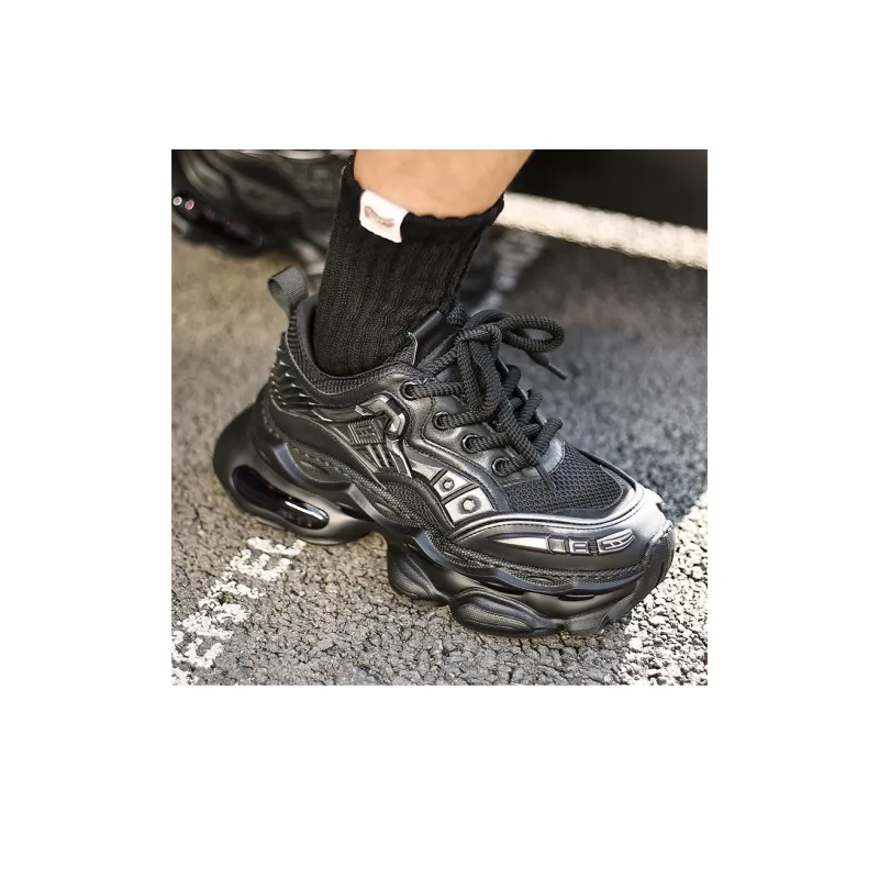 MOERBAI Breathable Height Increasing Low Top Chunky Sneakers Unisex-29