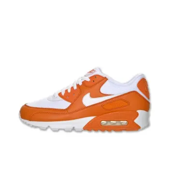 Nike Air Max 90 Anti Slip Wear Resistant Low Top Casual Running Shoes Unisex Orange
