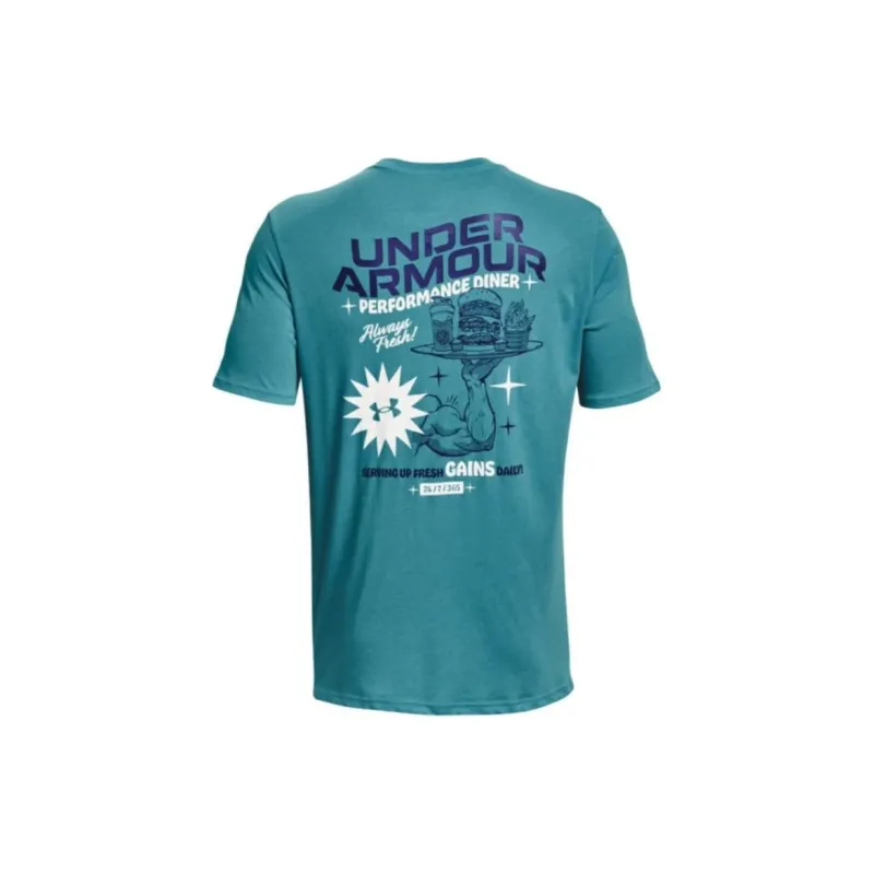 Under Armour T Shirts Men Blue-1