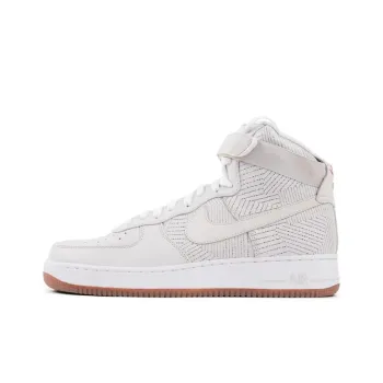 Nike Air Force 1 Premium Anti-Slip Wear-Resistant Mid-Top Casual Shoes Men's Ecru
