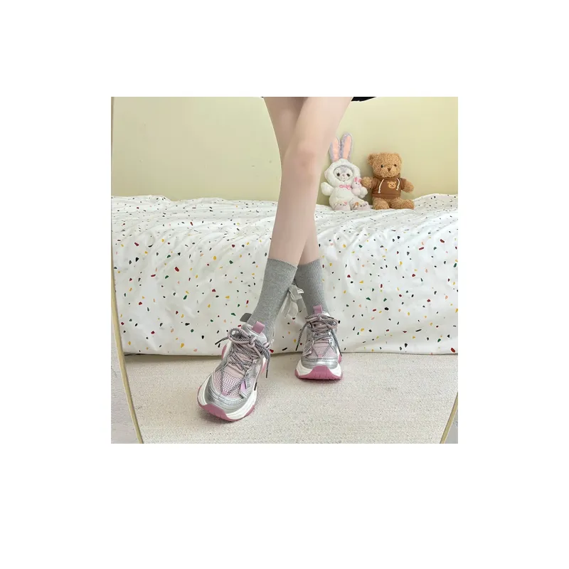 LXVB Slip-Resistant Breathable Low-Top Chunky Sneakers Women's-17