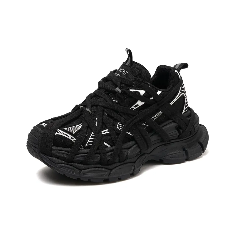 LEECAT STUDIO Anti-Slip And Wear-Resistant Lightweight Height Increasing Low-Top Chunky Sneakers Women's-2
