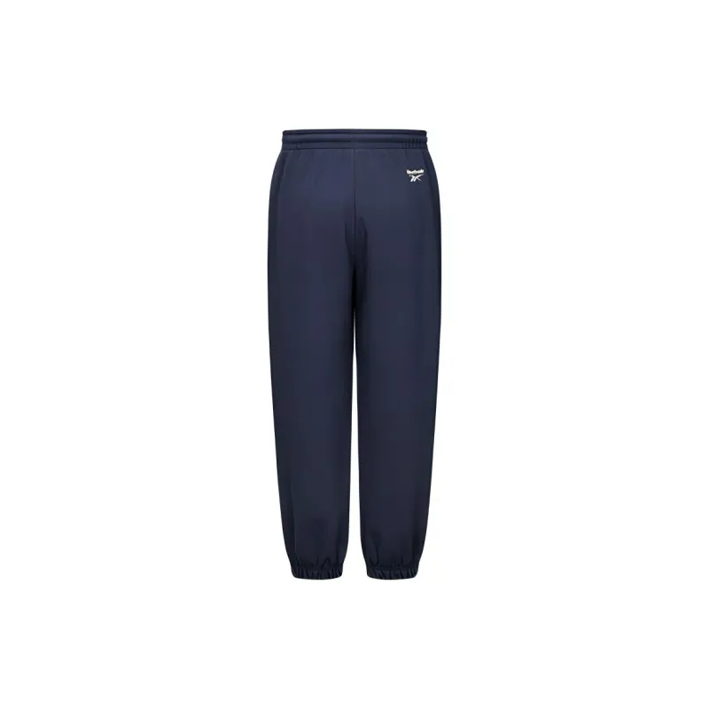 Reebok Knitted Sports Pants Unisex Navy Blue-1