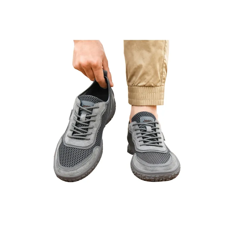 Jeep Cushioned Anti-Slip Wear-Resistant Waterproof Breathable Quick-Drying Low-Top Casual Running Shoes Men's-7
