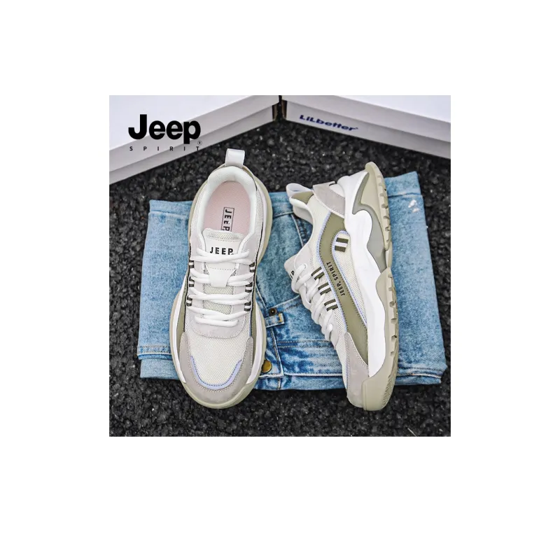 JEEP SPIRIT Anti-Slip And Wear-Resistant Breathable Low-Top Casual Shoes Men's-49