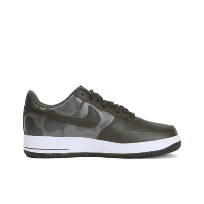 Nike Air Force 1 Anti-Slip Wear-Resistant Low-Top Skateboard Shoes Men's Dark Green-1