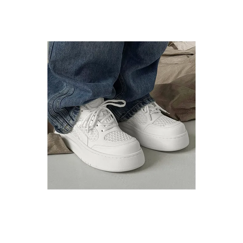 Beidouniao Low Top Casual Shoes Men's White-2