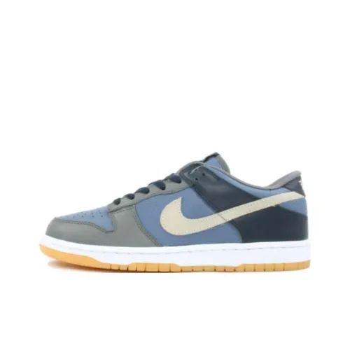 Nike Dunk Skateboard Shoes Unisex Low-Top Blue/Black/Gray