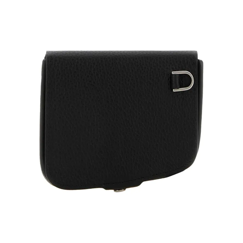 FERRAGAMO Calfskin Wallet Men's Black-2