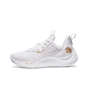 Under Armour Curry Flow 10 Team White Metallic Gold