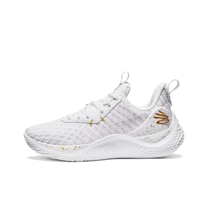 Under Armour Curry Flow 10 Team White Metallic Gold-0