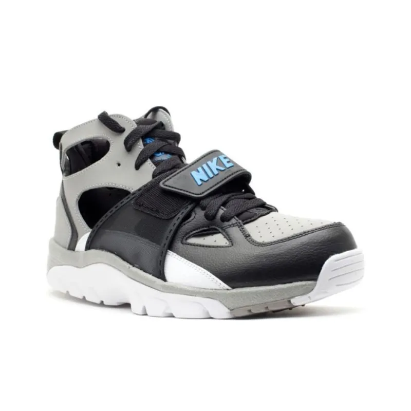 Nike Air Trainer Huarache Anti-Slip Wear-Resistant Mid-Top Casual Shoes Men's Black Gray Color-2