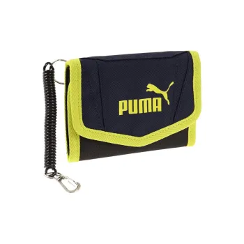 PUMA Polyester Wallet Unisex Marine Blue & Yellow