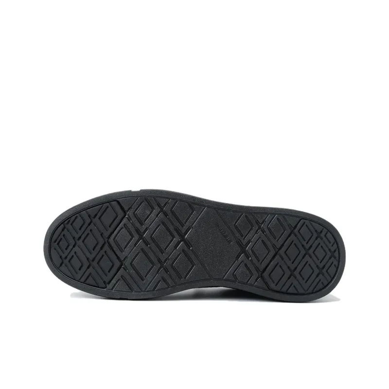 LESS IS MORE Anti Slip Wear Resistant Low Top Skateboard Shoes Men's Black-4