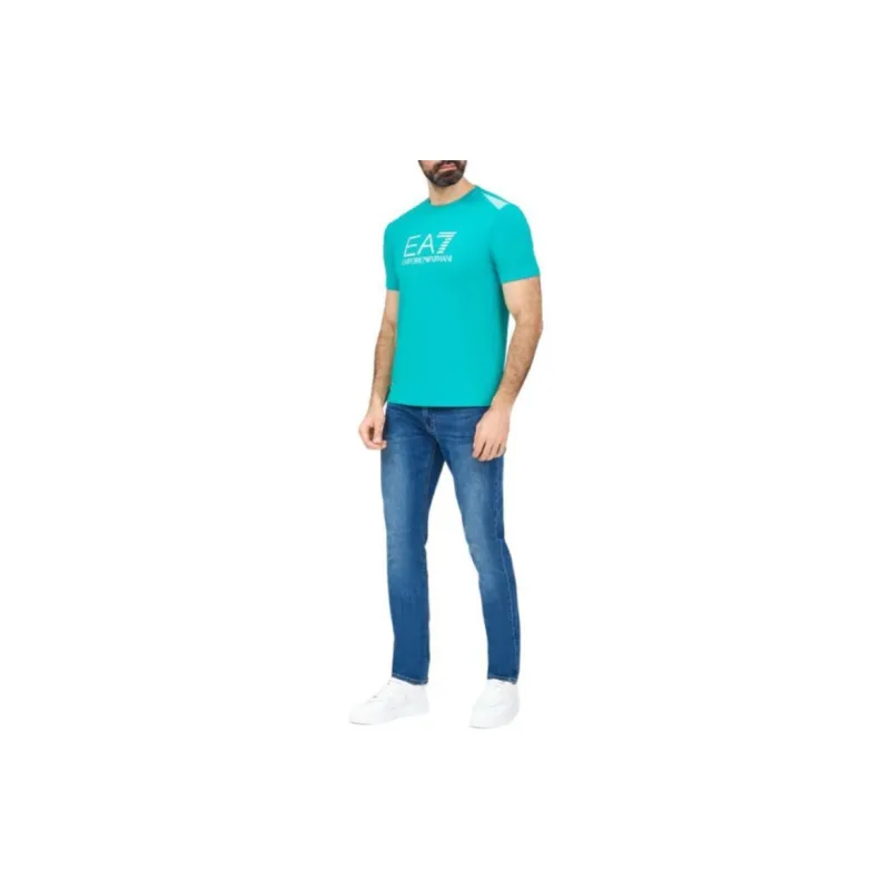 EMPORIO ARMANI T Shirt Men's Turquoise-1
