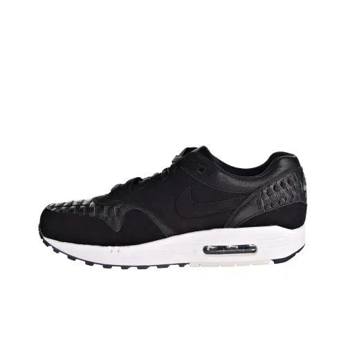 Nike Air Max 1 Running Shoes Men Low-Top Black