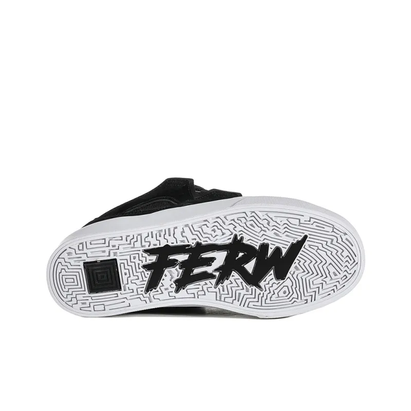 FERW Black Pearl Anti Slip And Wear Resistant Breathable Low Top Skateboard Shoes Unisex-5