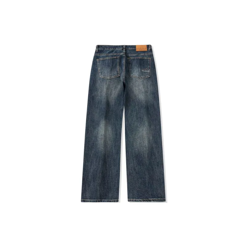 FAIRWHALE Jeans Unisex Navy Blue-1
