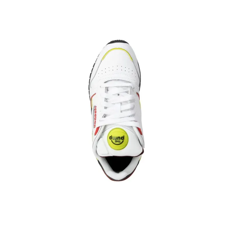 Reebok Classic Leather The Pump White Acid Yellow-4