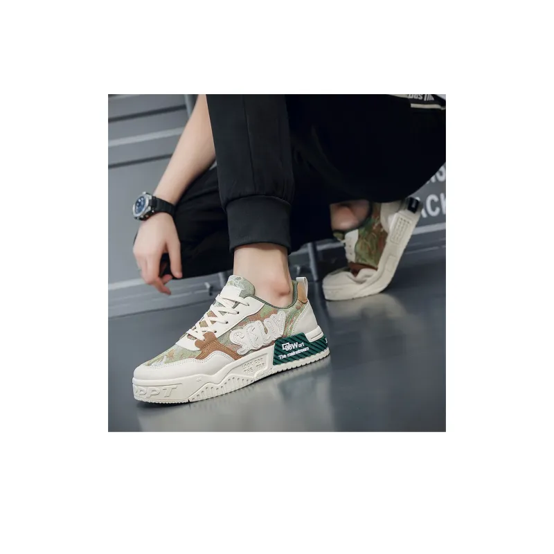 Peter Pan Breathable Low-Top Skateboard Shoes Men's-5