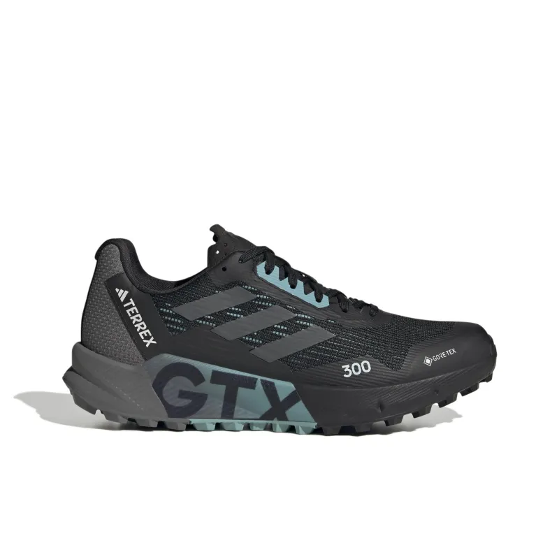 Adidas Terrex Agravic Flow 2 Anti-Slip Wear-Resistant Low-Top Trail Running Running Shoes Women's Black-1