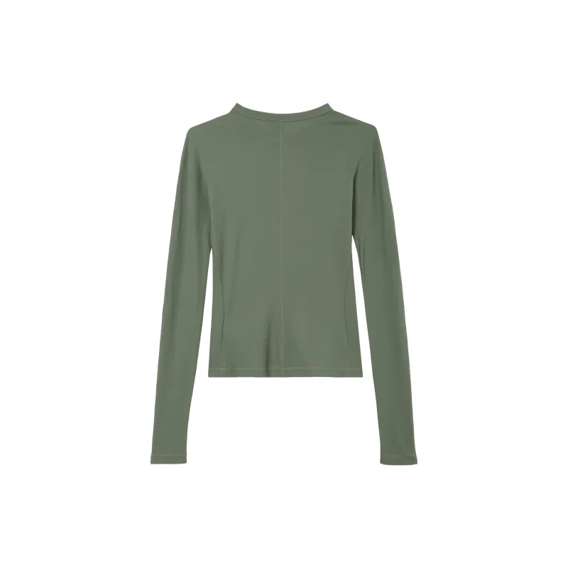 Adidas T Shirt Women's Gray Stone Green-1
