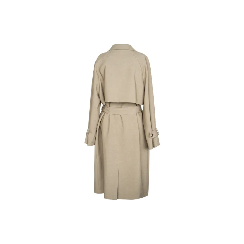 ROEYSHOUSE Trench Coat Women's Khaki-1