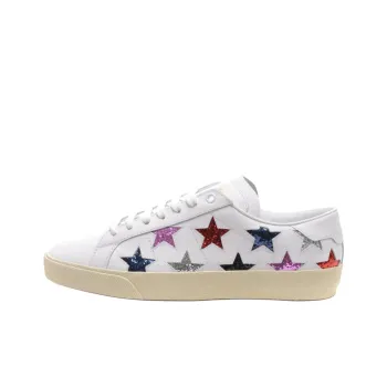SAINT LAURENT Low Top Skateboard Shoes Men's White