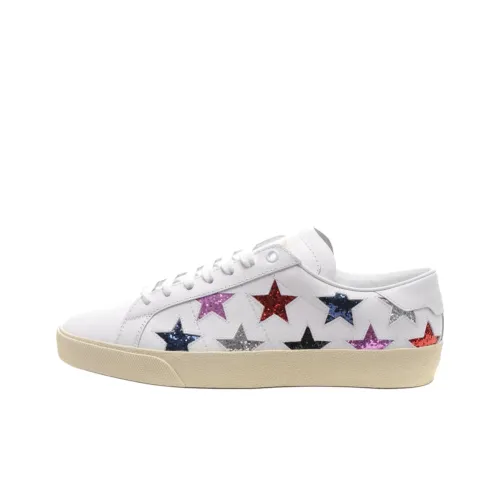 SAINT LAURENT Low-Top Skateboard Shoes Men's White