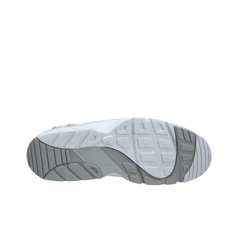 Nike Air Trainer Huarache Comfortable And Durable Slip-Resistant Mid-Top Vintage Basketball Shoes Men's Gray White-4