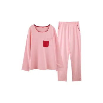 H YXIANG Pajama Set Women's Elegant Pink