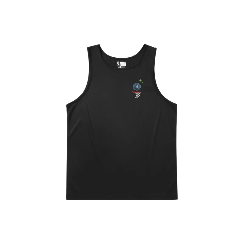 NBA Minnesota Timberwolves Tank Tops Unisex Black-2