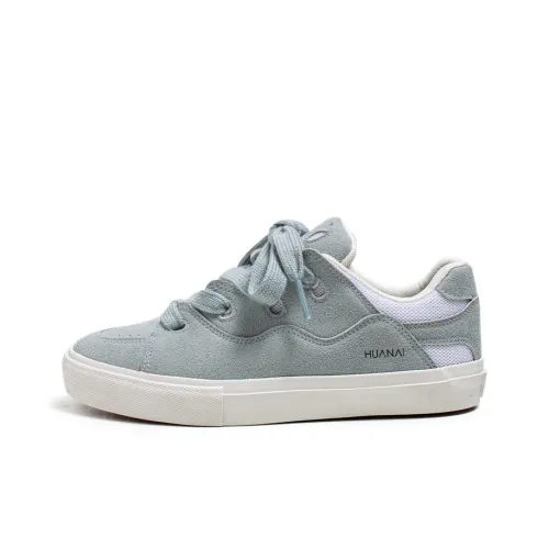 HUANAI Skateboard Shoes Unisex Low-Top Light Blue