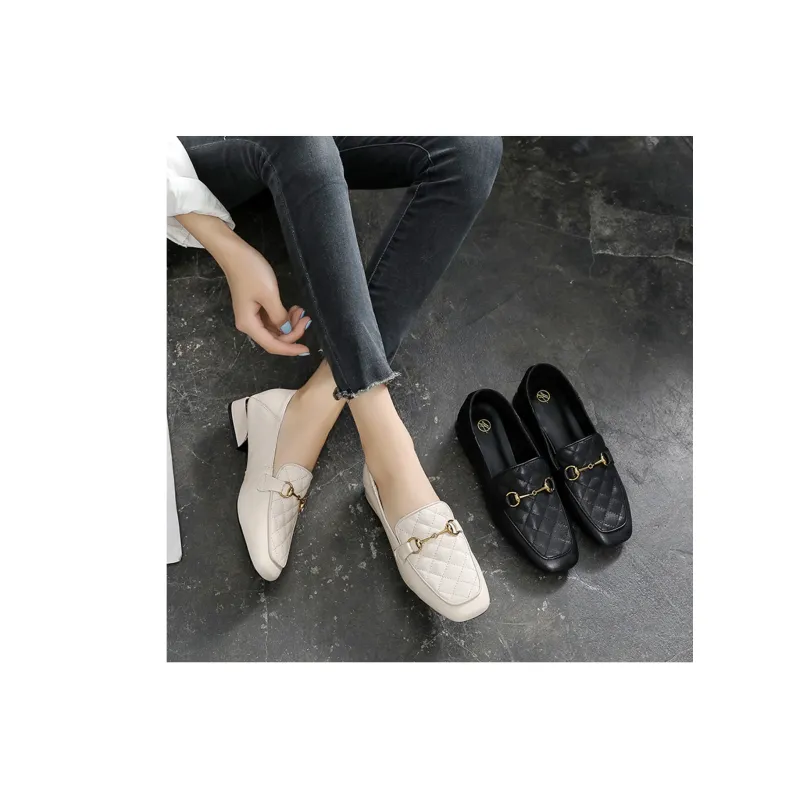 FOXER Casual Single Shoes 3cm Women's Black-2