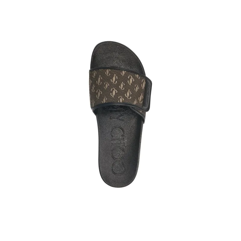 Jimmy Choo Slide Slippers Men's Black-4