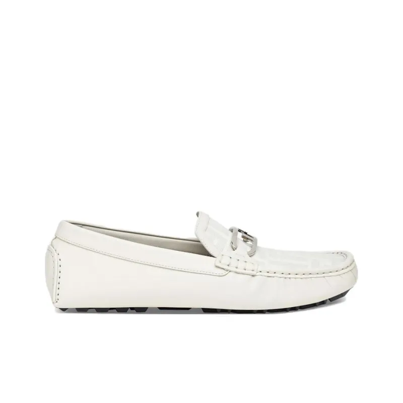 FENDI O'Lock Casual Shoes Men's White-1