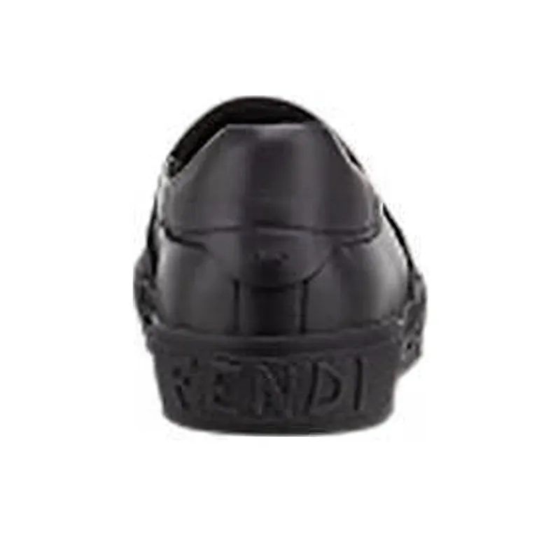 FENDI Low Top Stylish Skateboarding Shoes Men's Black-4