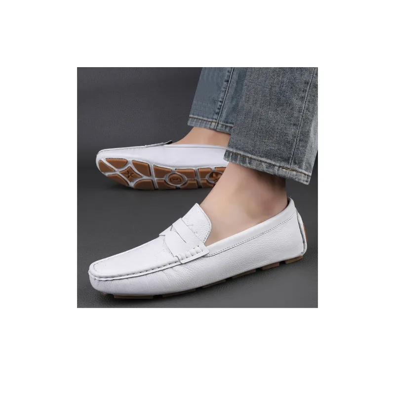 CKVUSAMG Beanie Shoes Men's White-8