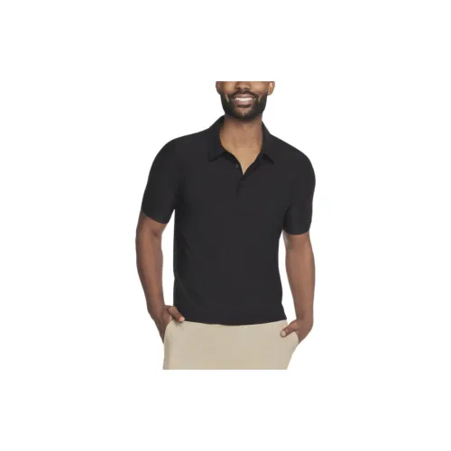 Skechers GO DRI All Day Polo Shirts Men Black