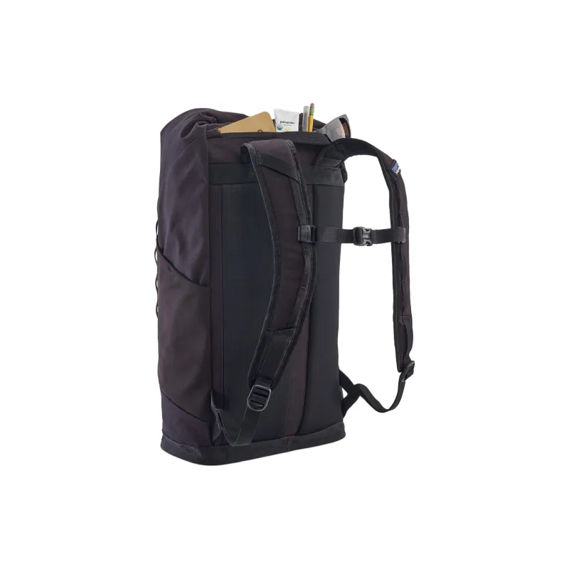 Patagonia 32L Outdoor Mountaineering Bag Backpack Organic Cotton Canvas Black Unisex-3