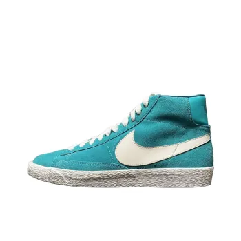 Nike Blazer High Slip-Resistant Water-Resistant And Wear-Resistant Mid-Top Skateboard Shoes Men's Blue