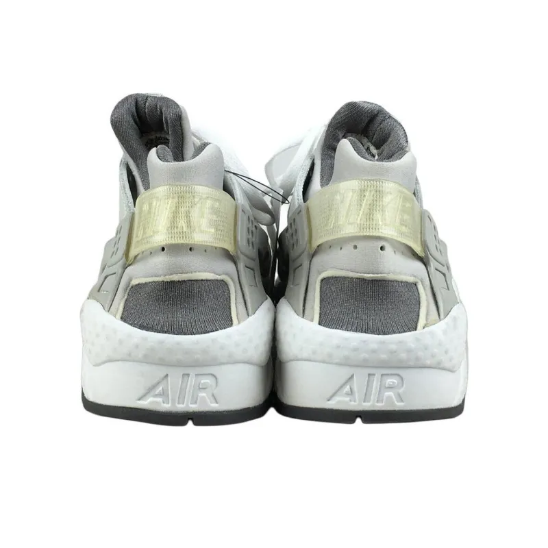 Nike Air Huarache Anti-Slip Wear-Resistant Low-Top Casual Shoes Unisex Gray White-2
