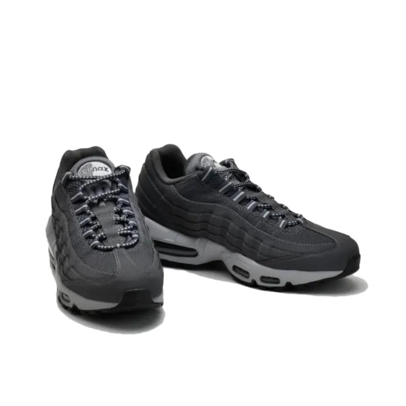 Nike Air Max 95 Anti Slip Wear Resistant Low Top Casual Shoes Men's Gray-3