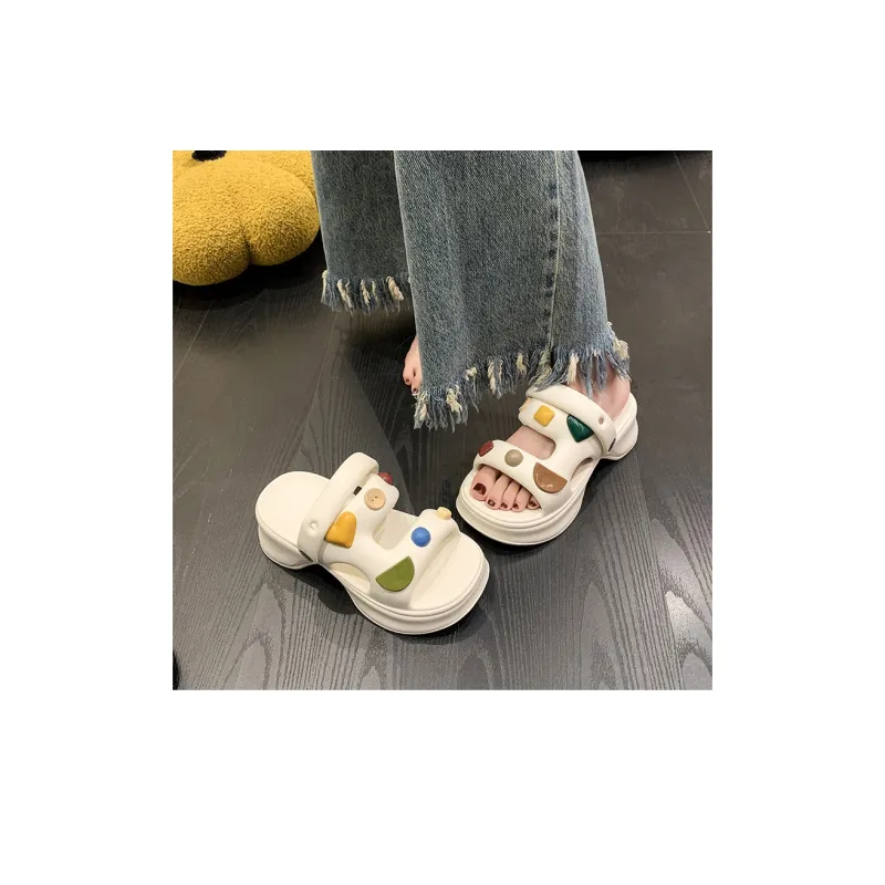 XMISTUO EVA Cut Out Quiet Slide Slippers Women's-11