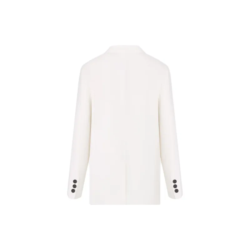 DIOR Blazer Business Suits Coats Women's Beige-1